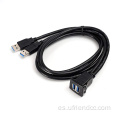 USB-3.0 Adaptador de cable de extensión masculino a femenino